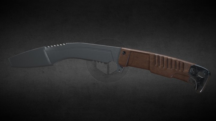 Kukri Knife 3D Model