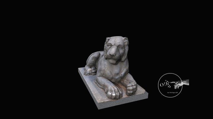 Lionnne -  domaine royale de Mariemont 3D Model