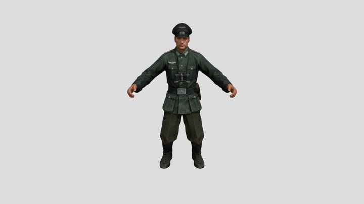 gunner 3D Model
