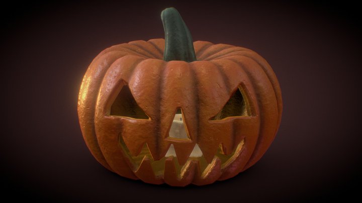 Halloween pumpkin 3D Model