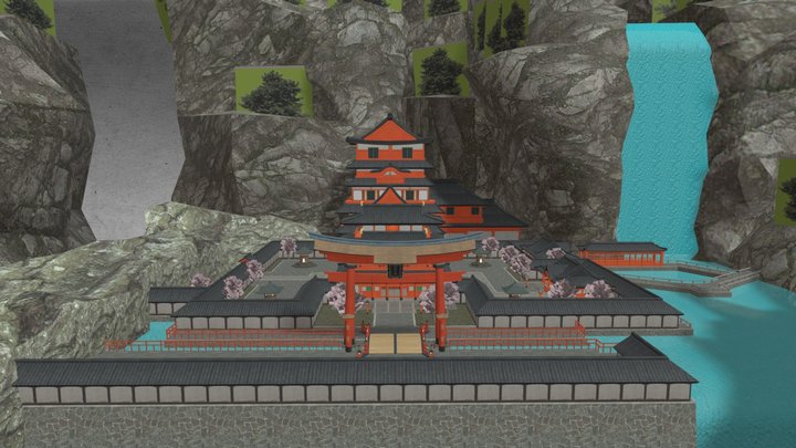Free Fire Samurai Mode 3D Model 3D Model