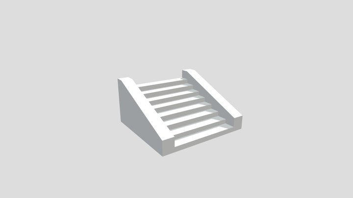 Steps (untextured) 3D Model