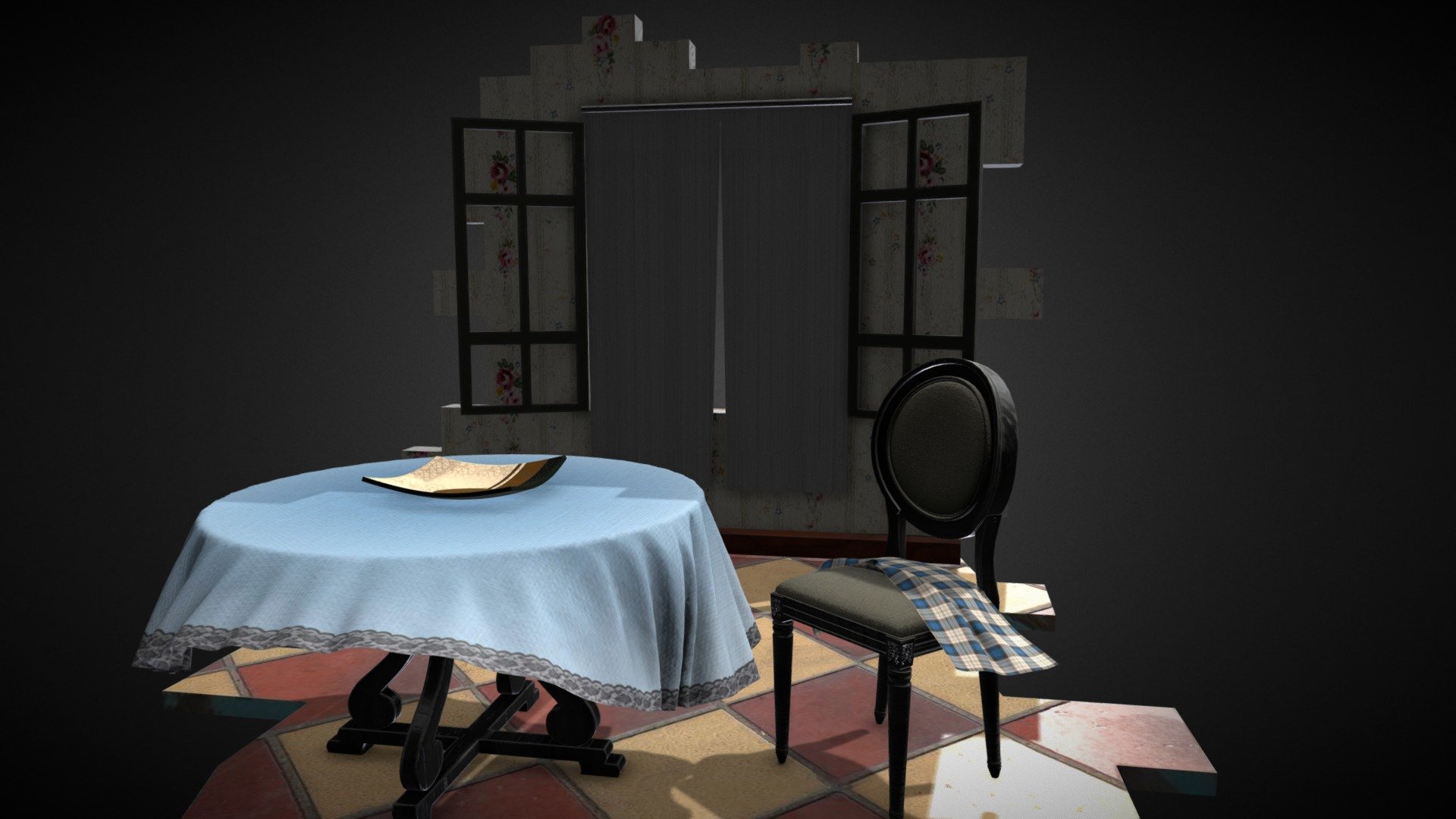 A windy day — Sketchfab embed 3D viewer
