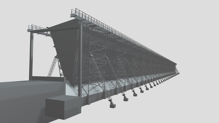 Radar Antenna 3D Model