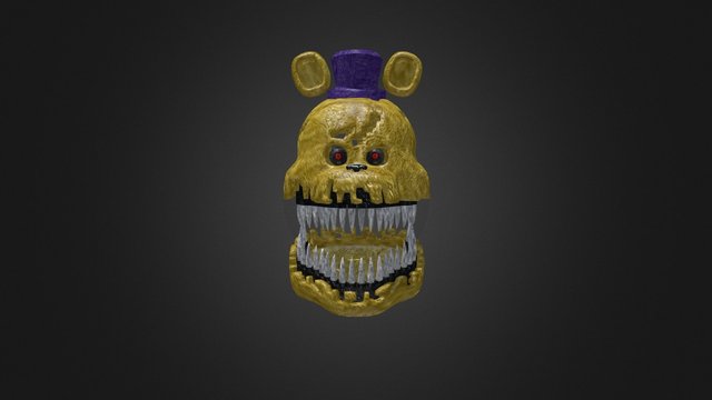 Fnaf 4 Fredbear WIP 3D Model