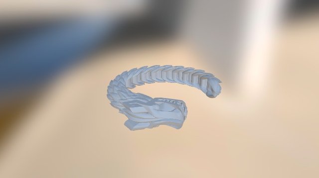 Quetzalcoatl Bracelet 3D Model