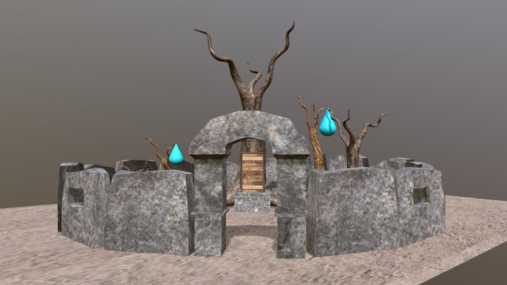 Fairy's Forest Home 3D Model