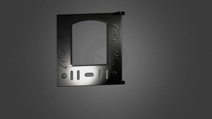 Сборка - Сборка чугунной двери-1 Дверь-1 3D Model