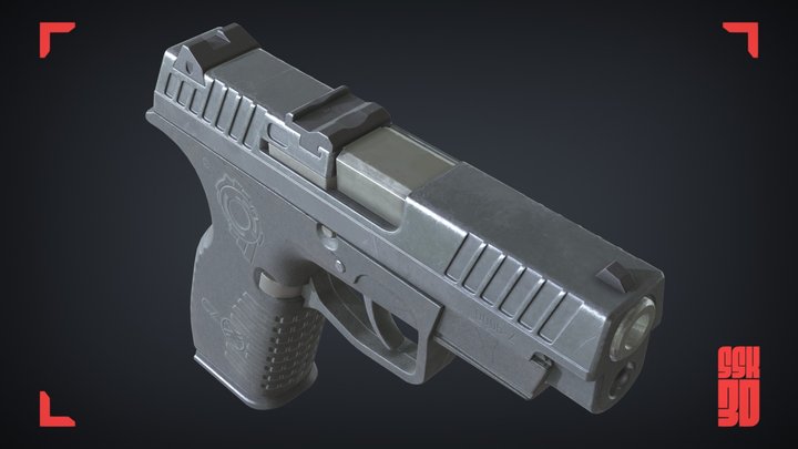 CZ100 | Realtime Weapon 3D Model