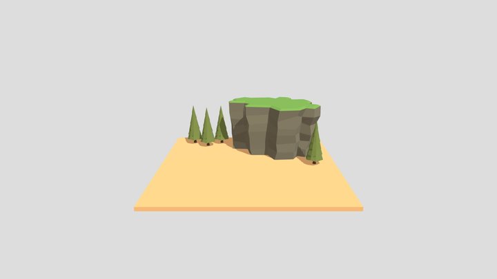 Cliff_side 3D Model