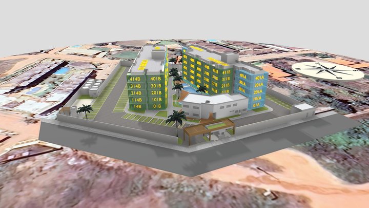 Ocean Club Residence - Espelho de Vendas 3D Model