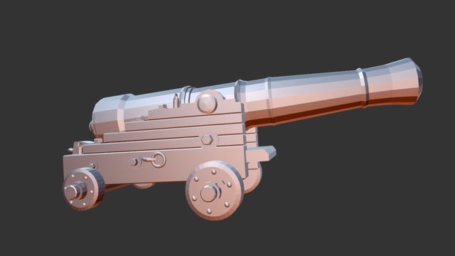 Cannon 3D Model