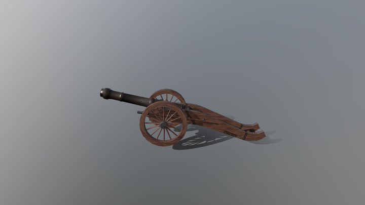 Canon 17th Century 3D Model