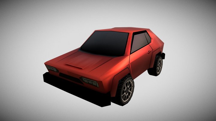 Car - Low Poly 3D Model