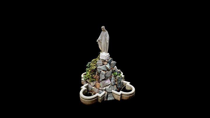 Escultura Virgen 3D Model