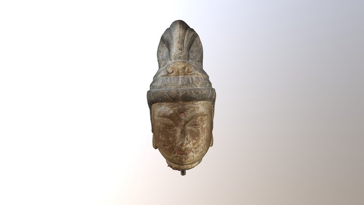Head of a bodhisattva 3D Model