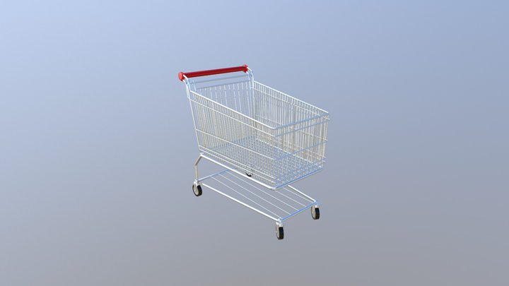 Shopping cart model 3D Model