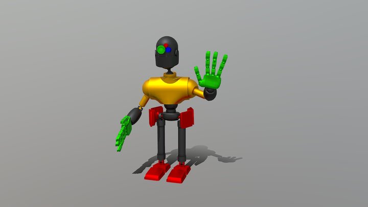 The Name's Roboto 3D Model