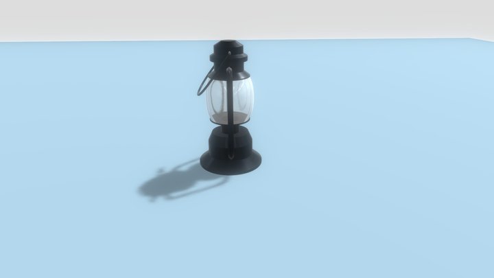 Lantern - Low poly 3D Model