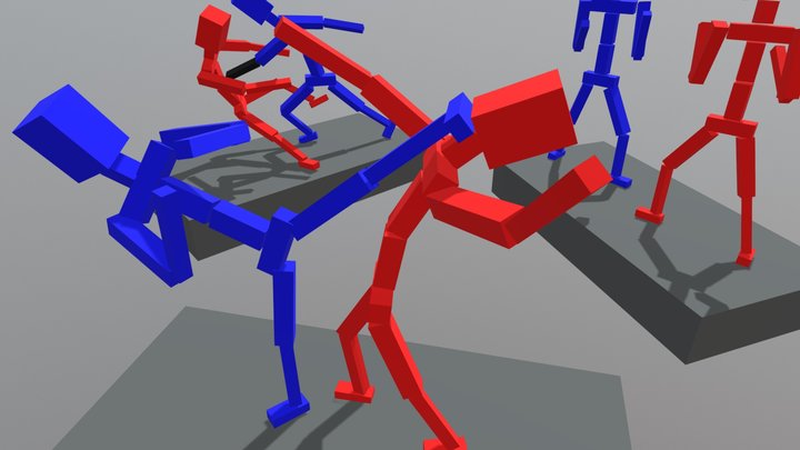 Stick Karate 3D Model