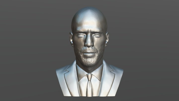 Dwayne the ROCK Johnson - 3D model by TheSkyGamez (@TheSkyGamez) [7ab68cc]