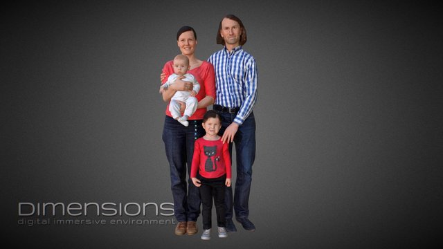 Rodina /family/ 3D Model