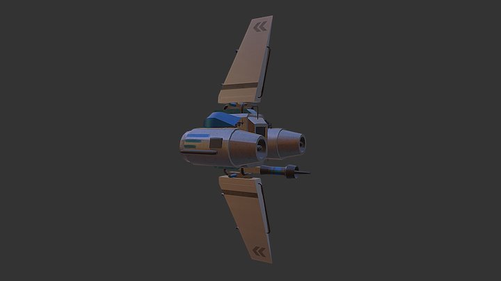 Spaceship 3D Model