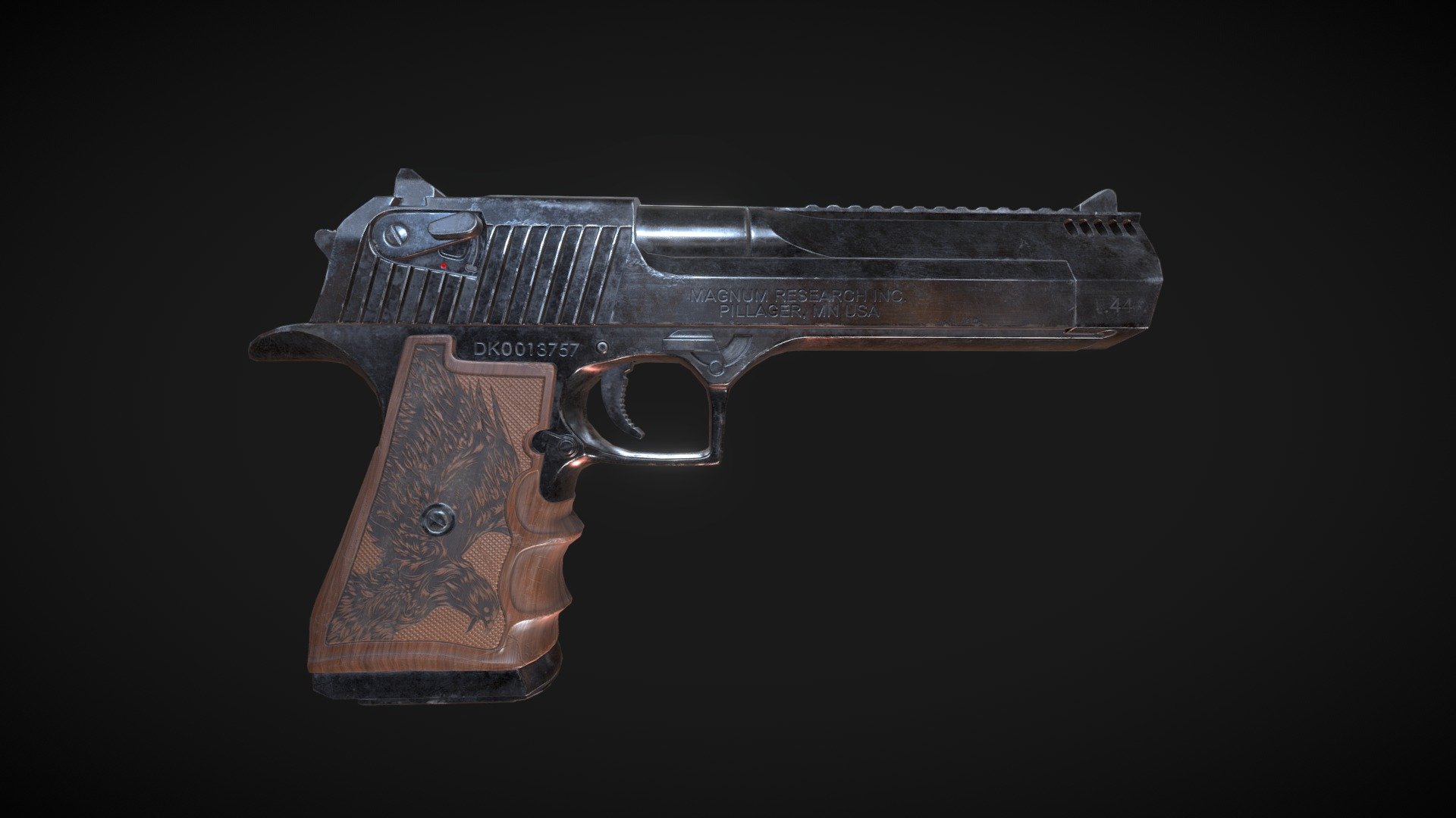 Desert Eagle - Download Free 3D model by arekkusa77 [5cea417] - Sketchfab