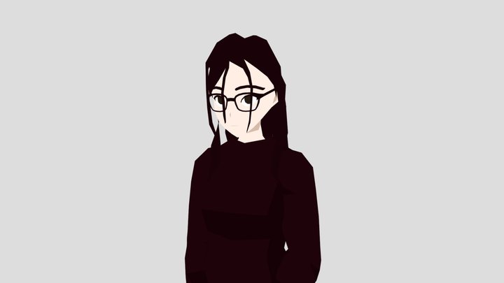 Liza Chernova (low poly) 3D Model