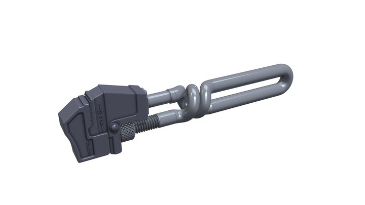 Hephaestus Wrench - PREY - Printable 3d model 3D Model