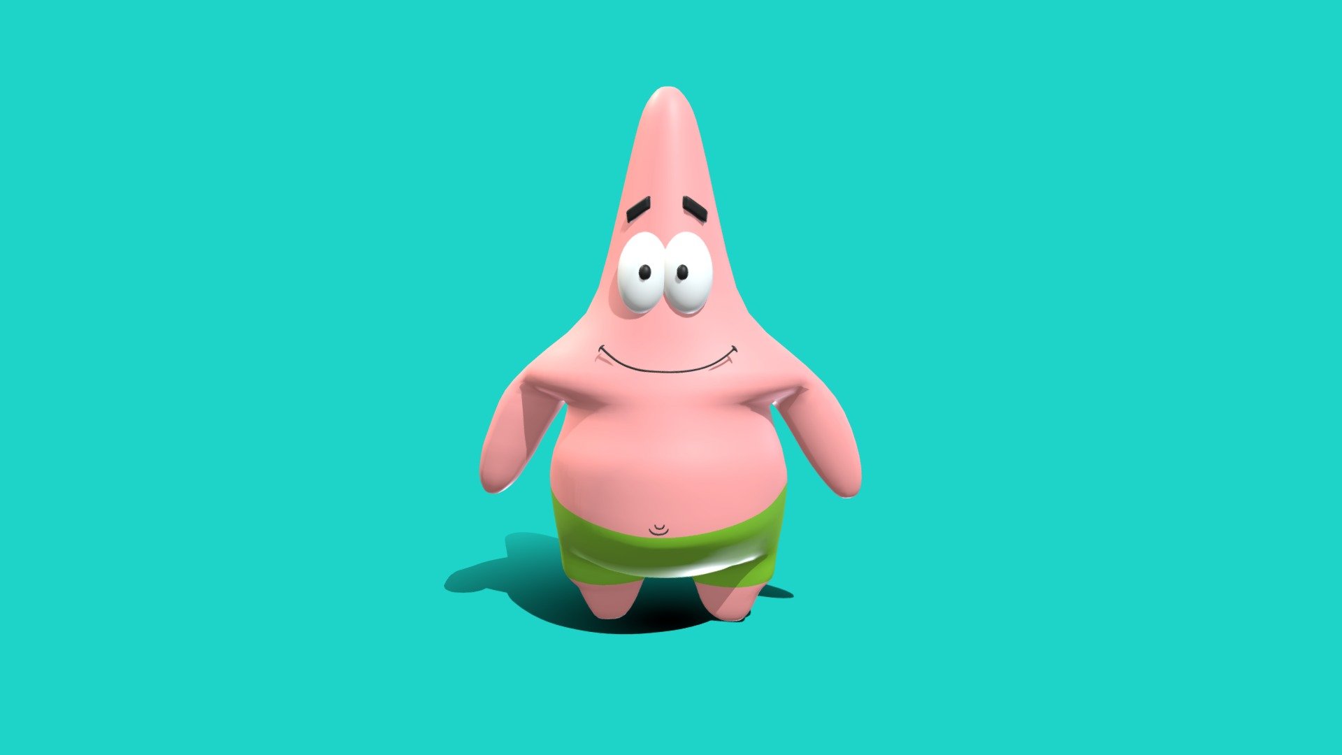 Patrick Star - Download Free 3d Model By Mormont (@mormontt) [5cebb96 