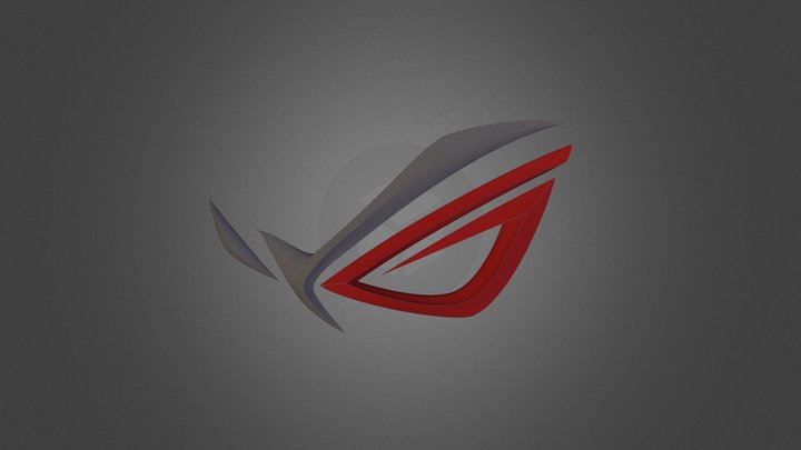 LOGO ASUS RoG 3D 3D Model
