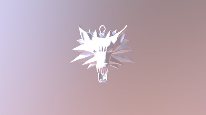The witcher medallion 3D Model