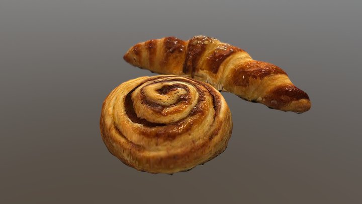 Pastries 3D Model