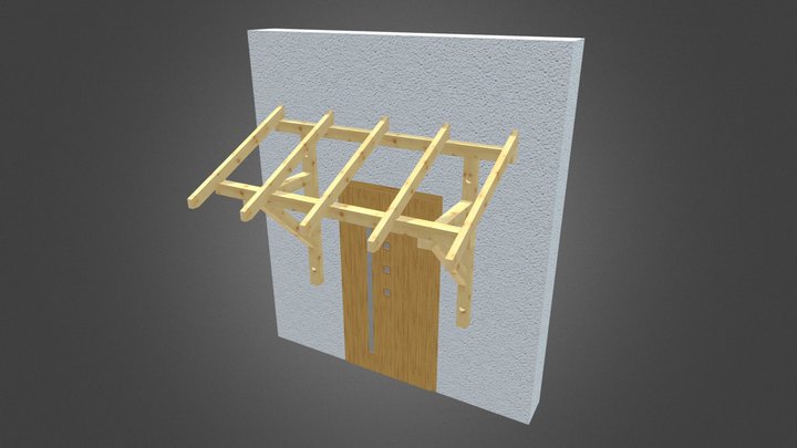 Zadaszenie Jodła 2,34x1,2m 3D Model