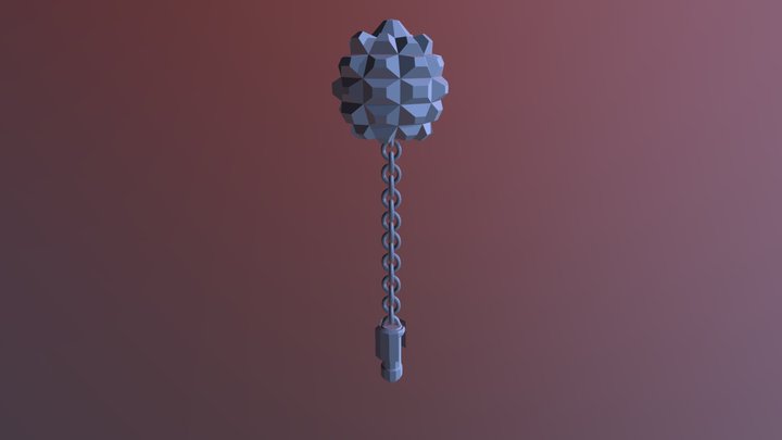 WIP Untextured Flail 3D Model