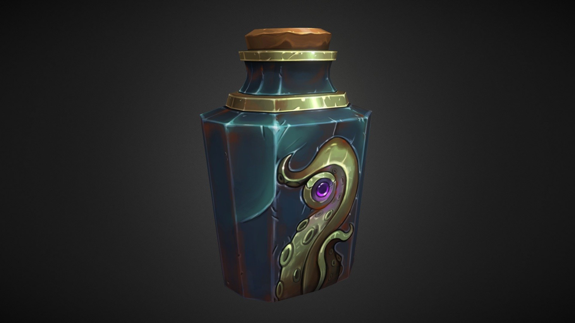 Tentacle Potion - 3D model by Matthieu Corcuff / Kamilak (@Kamilak29 ...