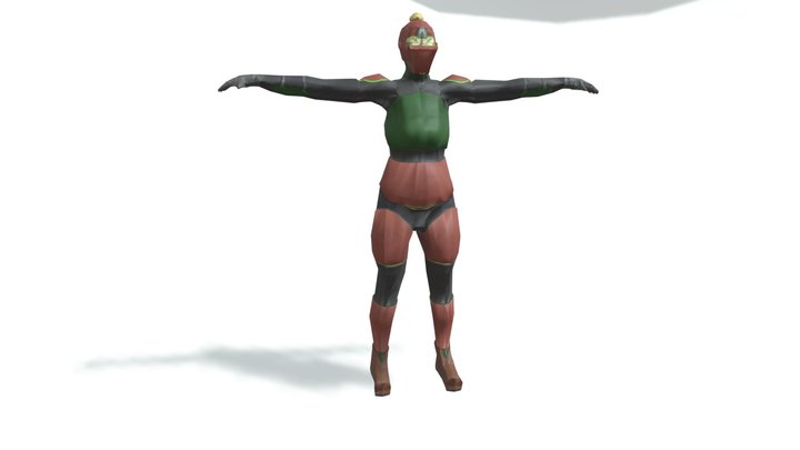 Zenya Character Model 3D Model