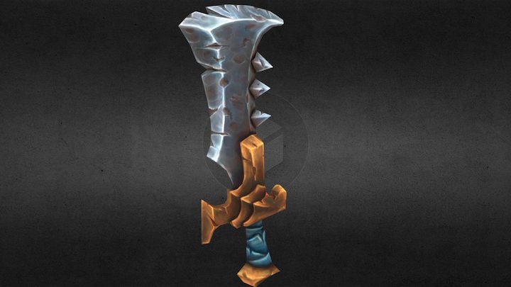 Orc Blade - WoW style 3D Model