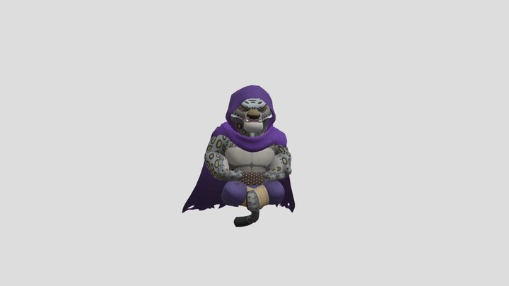 Tai Lung (with cape) 3D Model
