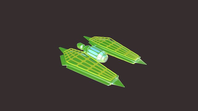 Space Ship4 Mat 3D Model