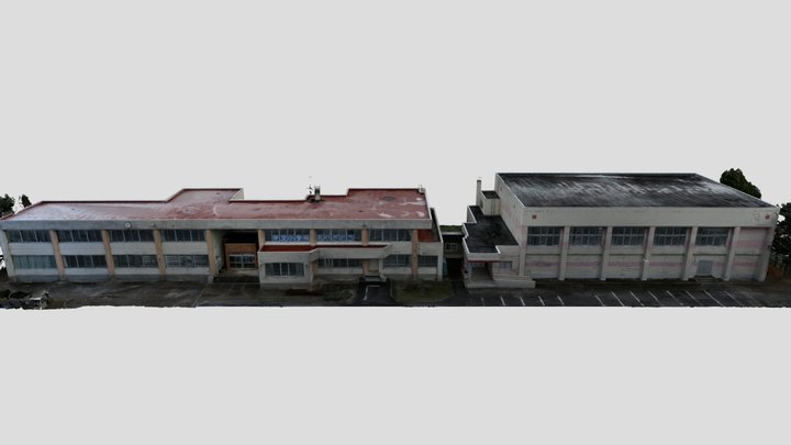 【中富良野町】宇文小学校 3D Model