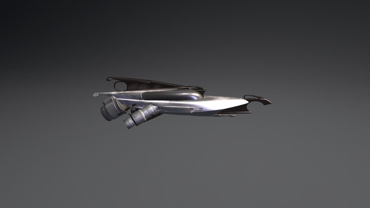 Asset_SpaceShip 3D Model