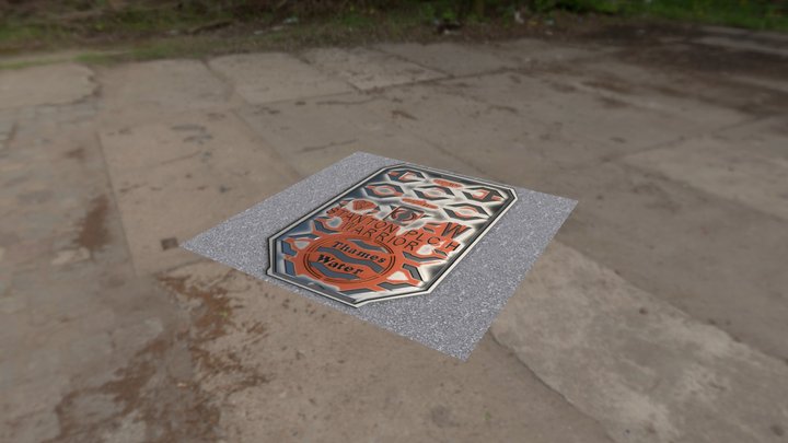Manhole Cover 3D Model