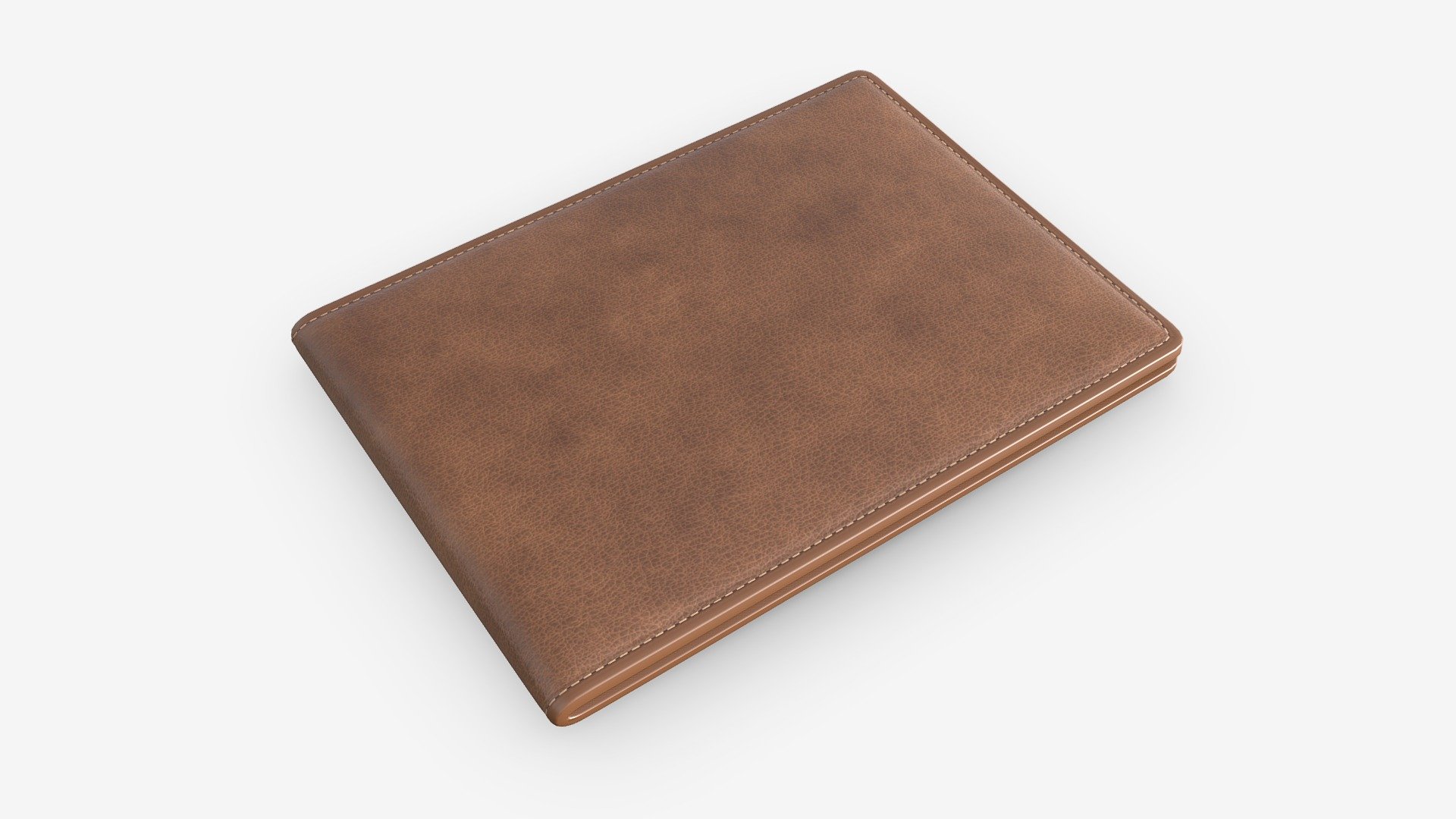 Leather Wallet for Men 02 - Buy Royalty Free 3D model by HQ3DMOD