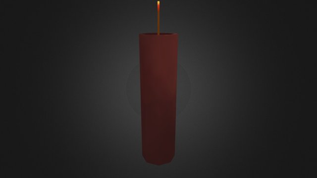 Hand painted dynamite 3D Model