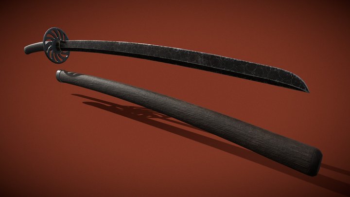 Katana - Shimazu v.1 3D Model