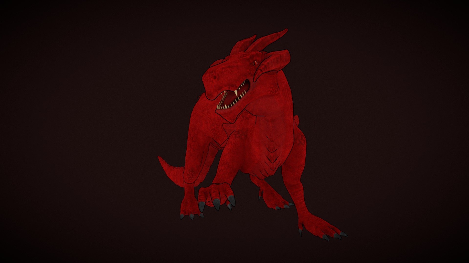 RedDragon - 3D model by Julliani [5cf24f6] - Sketchfab