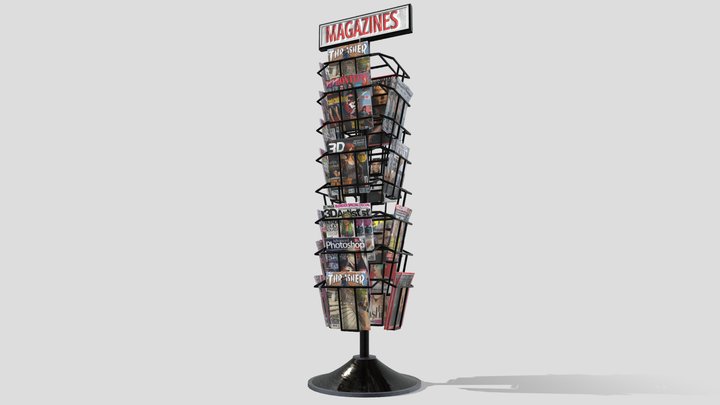 Magazine-rack 3D models - Sketchfab