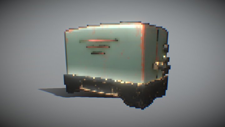 Test 2D Sprite - Toaster 3D Model